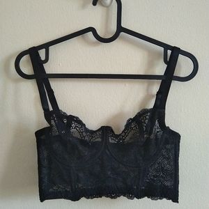 Naja Black Lace Bustier Bra (34B)